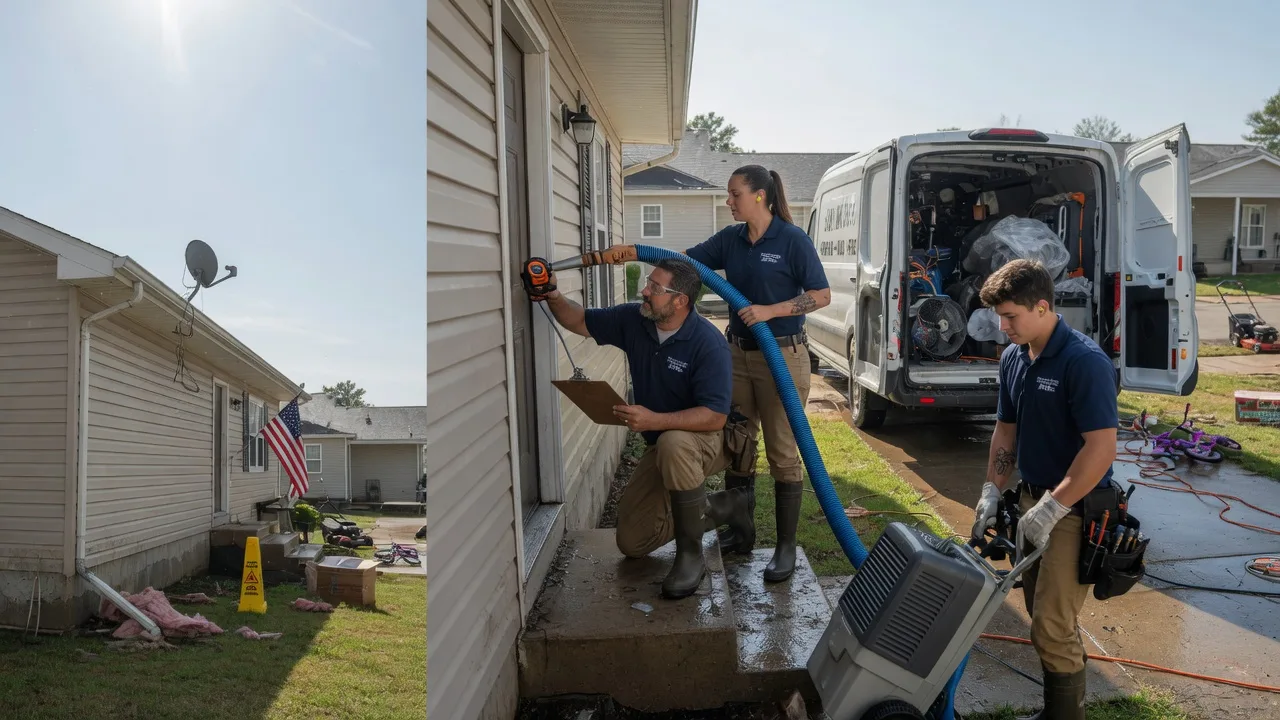 Ceiling Water Damage Restoration in Burbank, IL near me